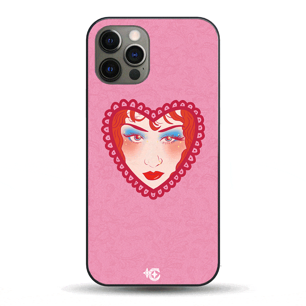 Queen's Face LED Phone Case