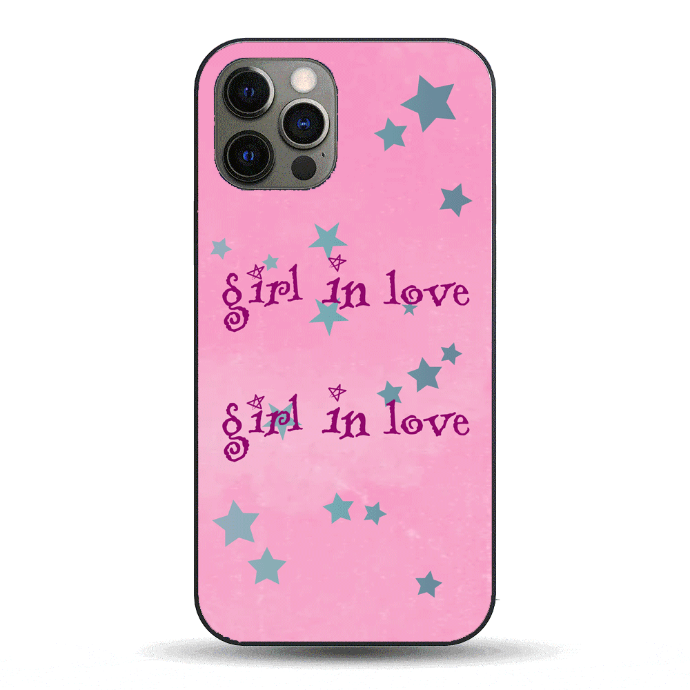 Girl in Love LED Phone Case