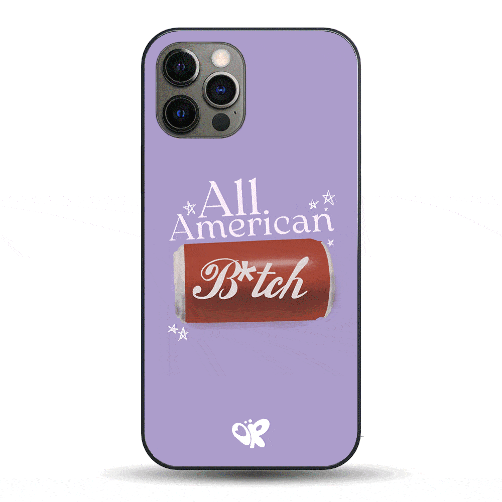 All-American B*tch LED Phone Case